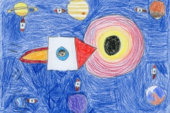 「ブラックホールへ入れるプラネタリウム」近藤 新泰 さん（小学２年生、岡山県）